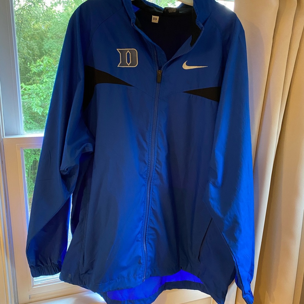 Duke Nike full zip windbreaker